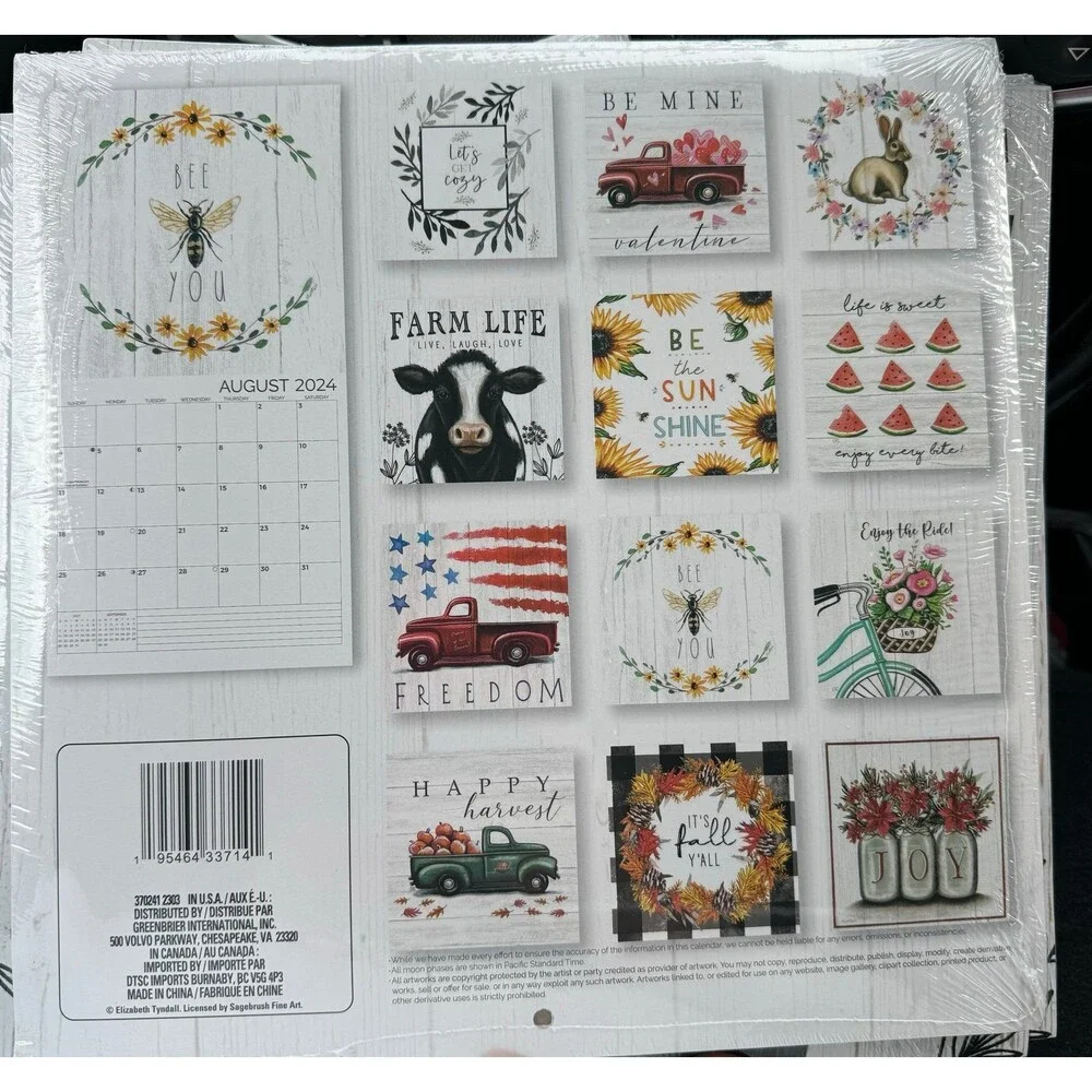 Farm Life 2024 12 month calendars (9)
